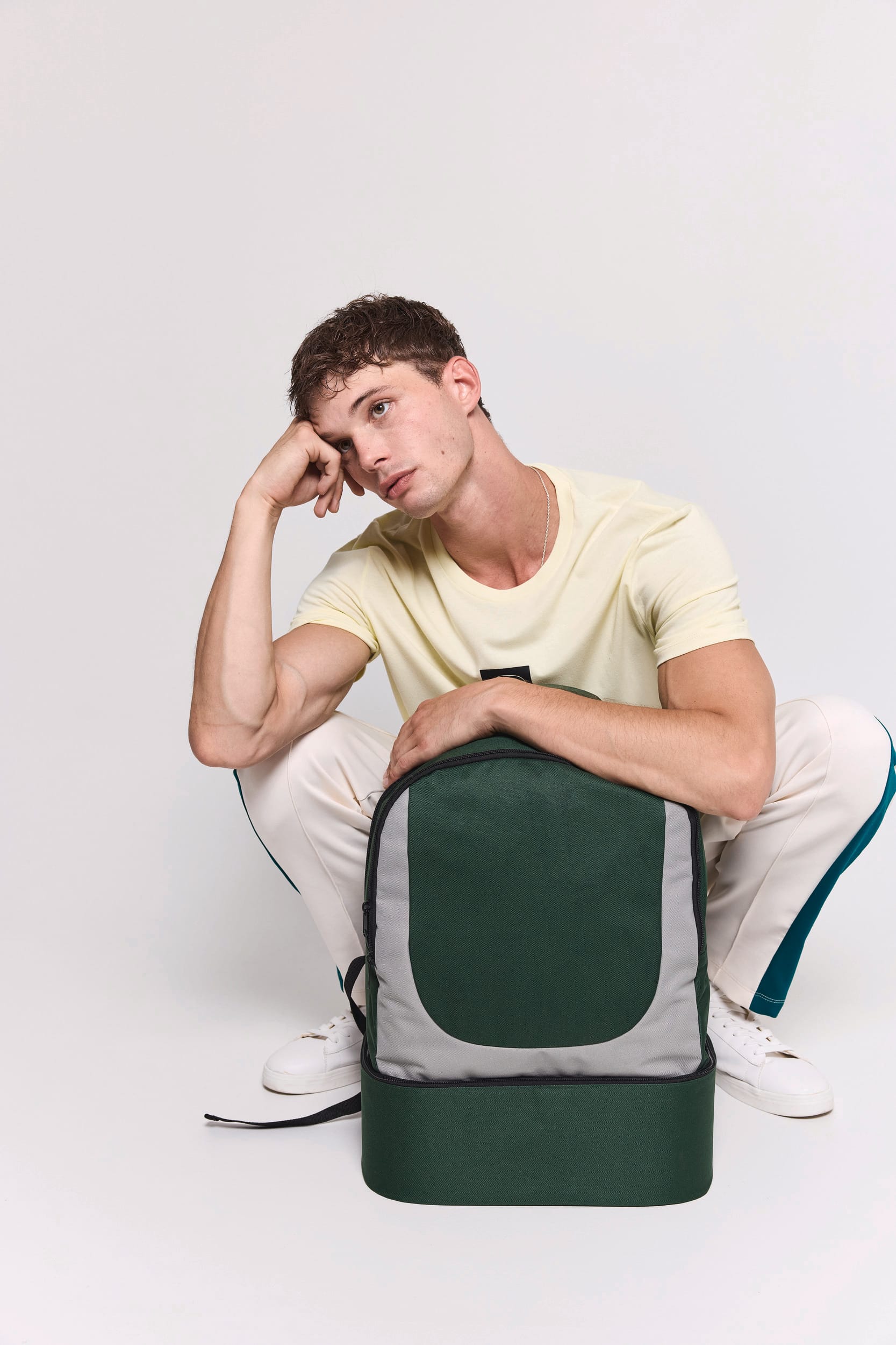 Sac à dos sports d'équipe à fond rigide