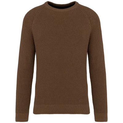 Pull écoresponsable à grosses mailles homme