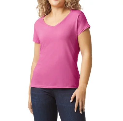 T-shirt femme col v Softstyle