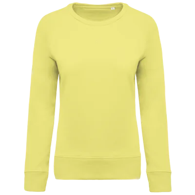 Sweat-shirt Bio col rond manches raglan femme