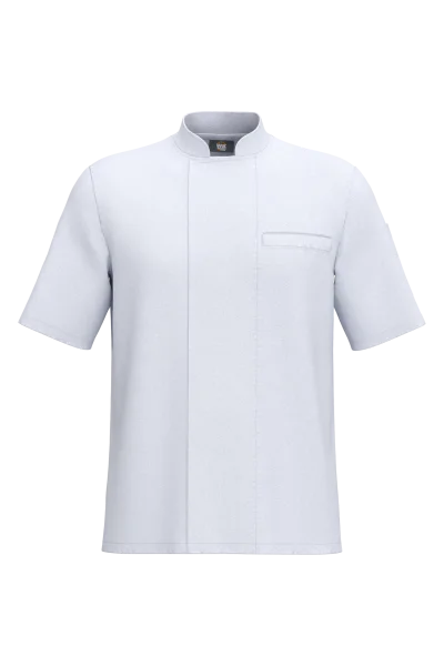 Veste de cuisine écoresponsable manches courtes unisexe