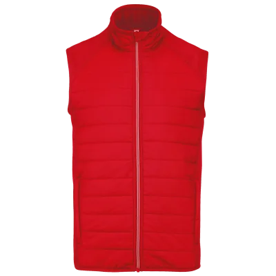 Veste sport bi-matière sans manches unisexe