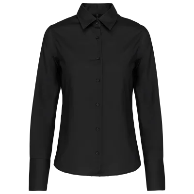 Chemise manches longues sans repassage femme