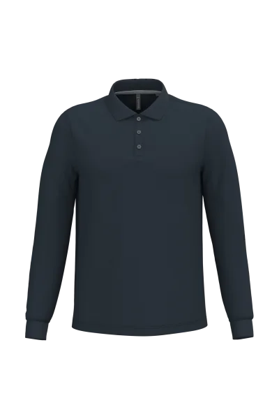 Polo manches longues homme