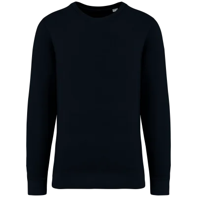 Sweat-shirt écoresponsable à col rond French Terry unisexe