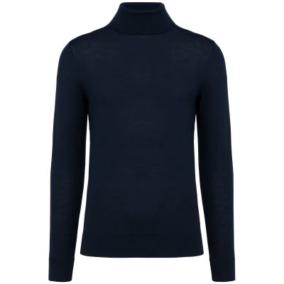 Pull Mérinos col roulé homme