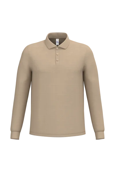 Polo piqué LSL homme