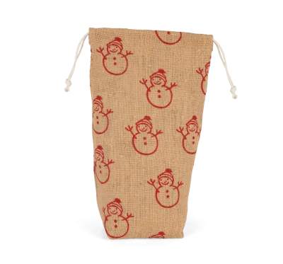 Porte-bouteille avec motifs de Noël