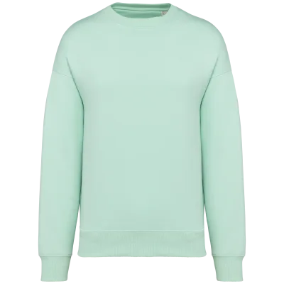 Sweat-shirt écoresponsable à col rond oversize unisexe