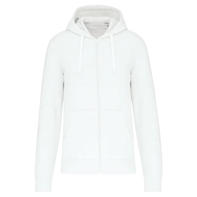Sweat-shirt écoresponsable zippé à capuche homme