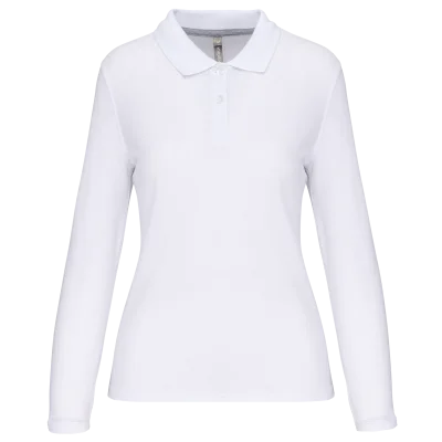 Polo manches longues femme