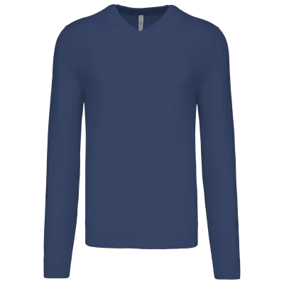 Pull col V homme