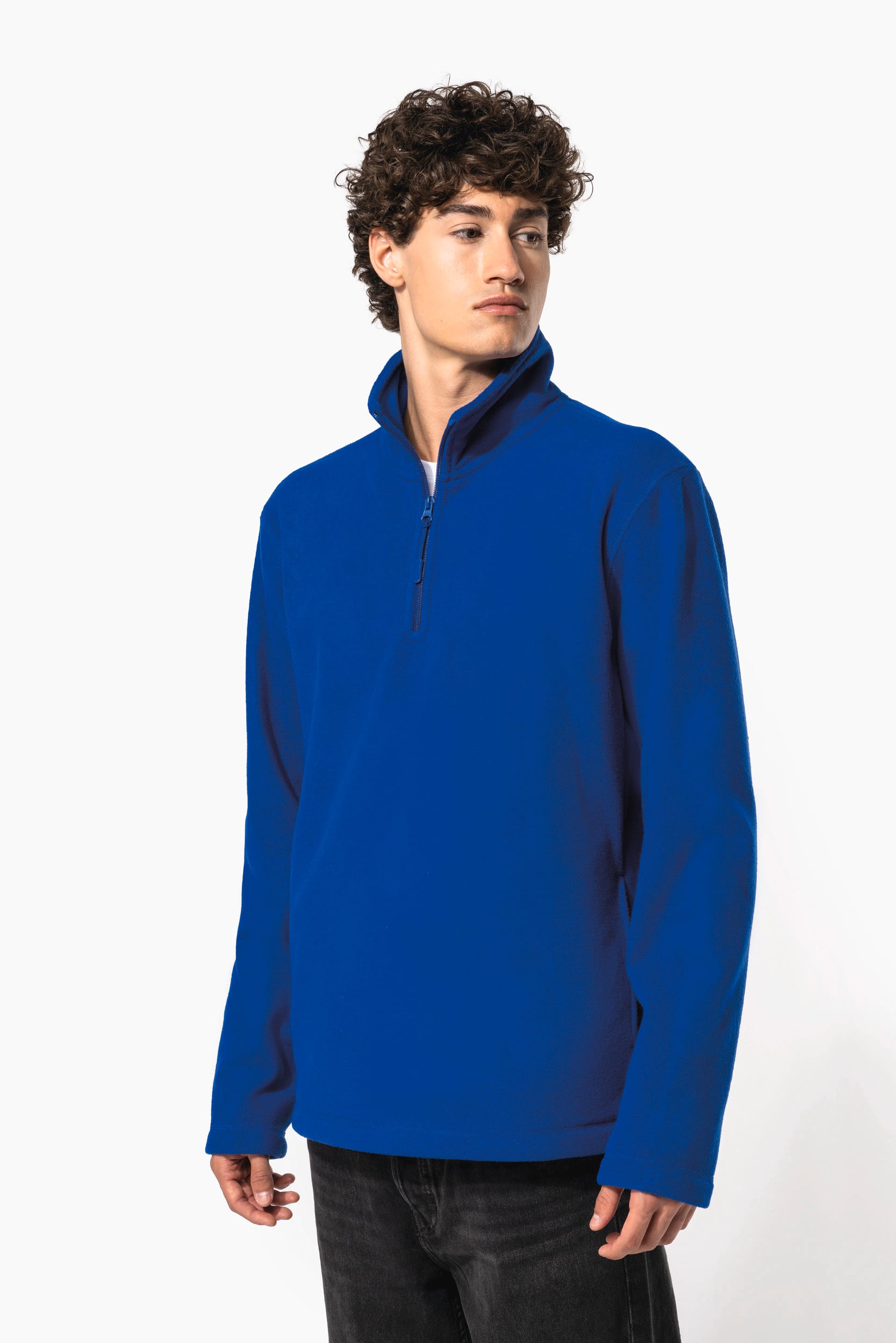 Enzo > Micropolaire col zippé homme