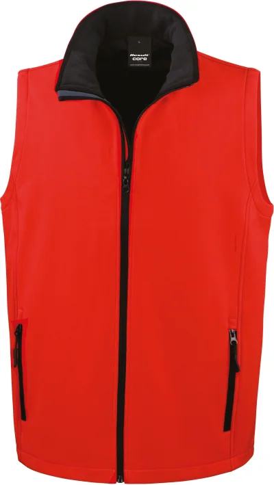 Bodywarmer Softshell Homme Printable