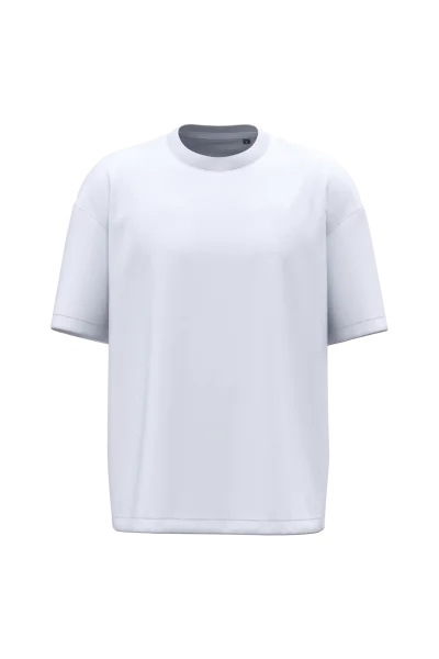 T-shirt unisexe oversize manches courtes
