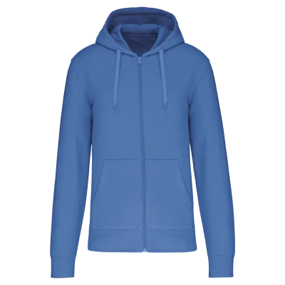 Sweat-shirt écoresponsable zippé à capuche homme