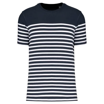 T-shirt marin col rond Bio homme