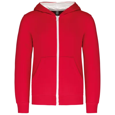 Sweat-shirt zippé capuche enfant