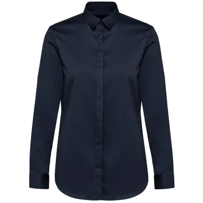 Chemise twill manches longues femme