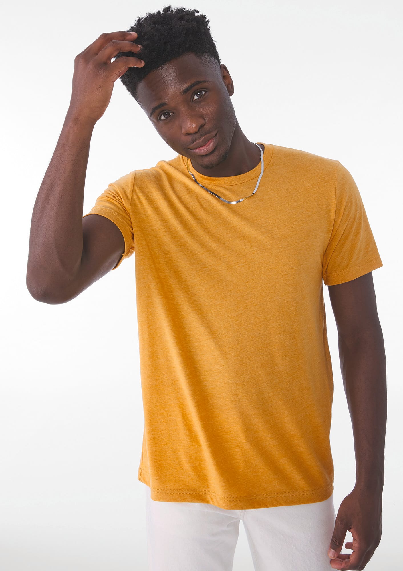 T-SHIRT homme TRIBLEND COL ROND