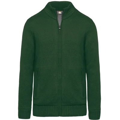 Cardigan doublé polaire homme
