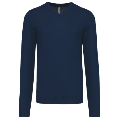 Pull col V homme