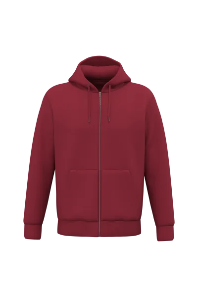 Sweat-shirt écoresponsable zippé à capuche unisexe