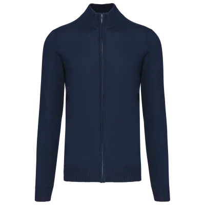 Cardigan zippé homme
