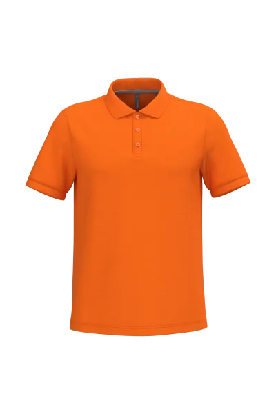 Polo piqué manches courtes homme