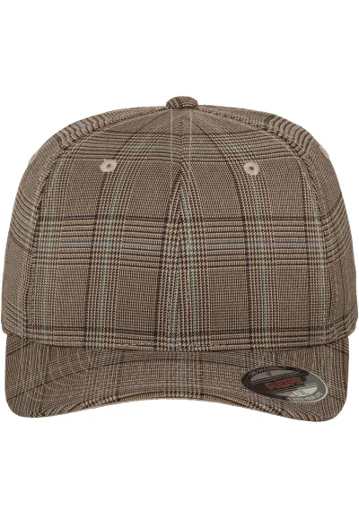 Casquette motif prince de galles