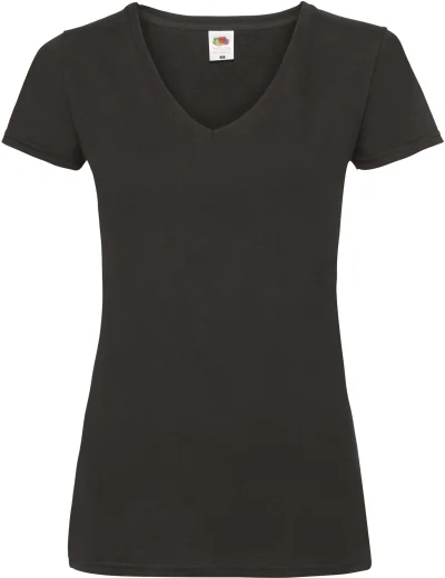 T-shirt femme col v Valueweight (61-398-0)