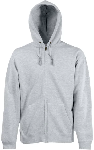 Sweat-shirt homme zippé capuche Premium (62-034-0)