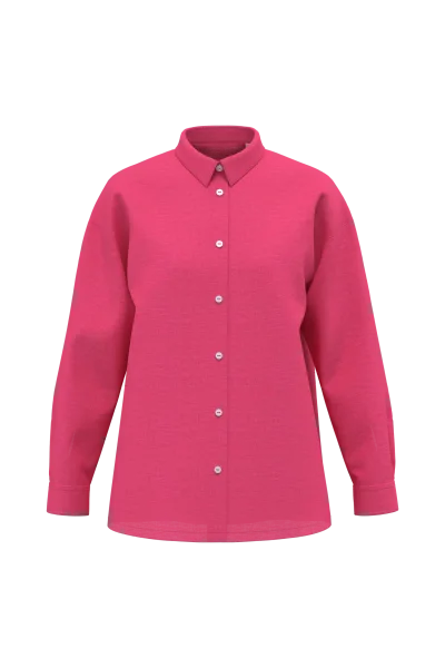 Chemise oversize en lin femme