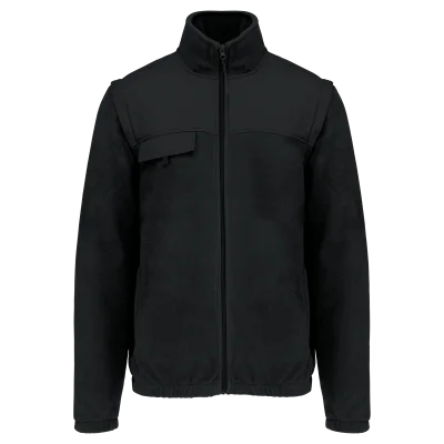 Veste polaire manches amovibles homme