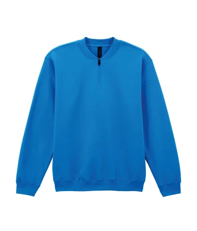 Sweat-shirt en molleton 1/4 zip