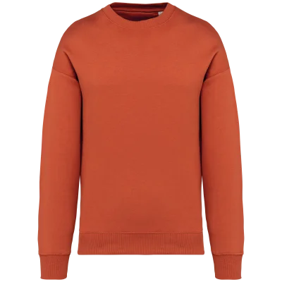 Sweat-shirt écoresponsable à col rond oversize unisexe