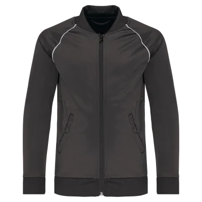Veste de survêtement zippée avec liseré enfant
