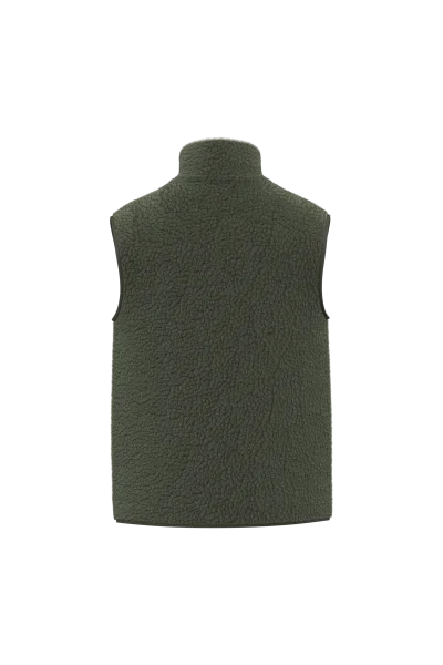 Veste sans manches en sherpa homme