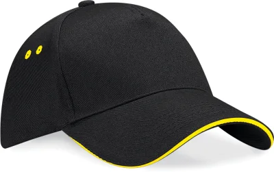 Casquette homme Ultimate à 5 panneaux sandwich contrasté