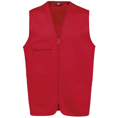 Gilet polycoton multipoches unisexe