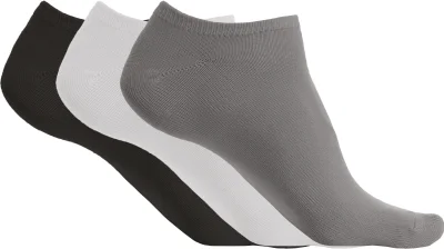 Socquettes microfibre unisexe - pack de 3 paires