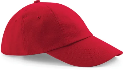 Casquette profil bas en coton drill - 6 panneaux