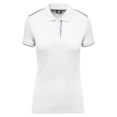 Polo Day To Day contrasté manches courtes femme