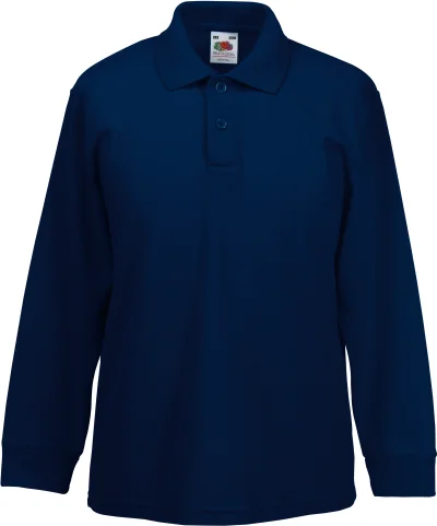 Polo enfant 65/35 manches longues