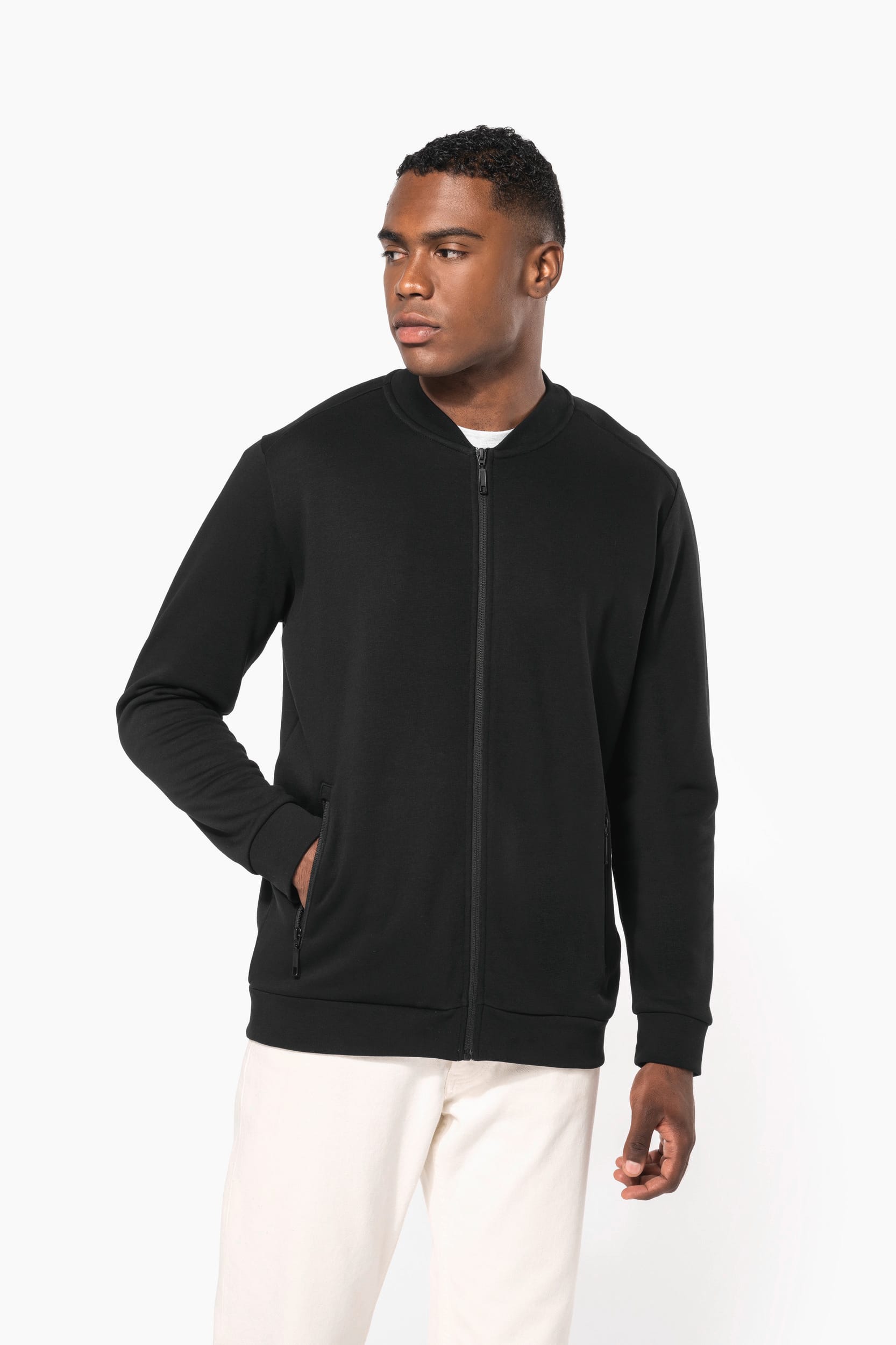 Veste molleton zippée homme