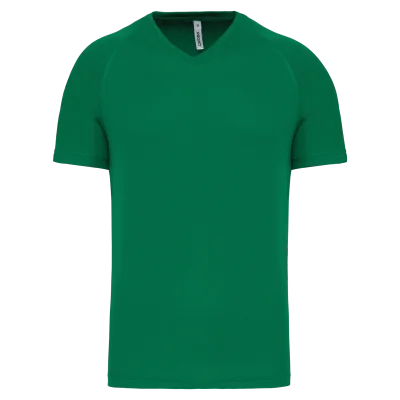 T-shirt de sport manches courtes col v homme