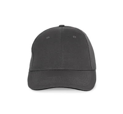 Casquette avec sandwich contrasté - 6 panneaux