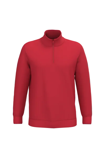 Sweat-shirt col zippé homme