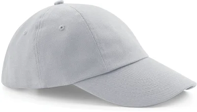 Casquette profil bas en coton drill - 6 panneaux
