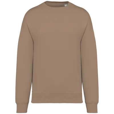 Sweat-shirt écoresponsable à col rond oversize unisexe